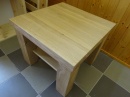 dubový stolek tl5cm noha 11x11cm